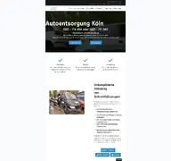 Kleine Seitenvorschau von autoentsorgung-koeln.de