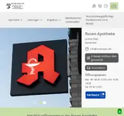 Kleine Seitenvorschau von rosenapotheke-hainburg.de