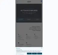Kleine Seitenvorschau von autohaus-maurer.de