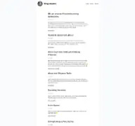 Kleine Seitenvorschau von blogsequenz.de