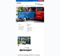 Kleine Seitenvorschau von autohaus-spranger.de