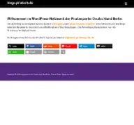 Kleine Seitenvorschau von blogs.piratech.de