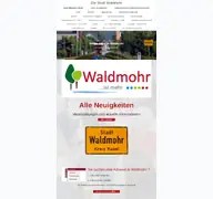 Kleine Seitenvorschau von waldmohr.de