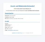 Kleine Seitenvorschau von schule-eichendorf.de
