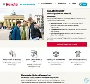 Kleine Seitenvorschau von herole.de