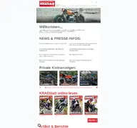 Kleine Seitenvorschau von kradblatt.de