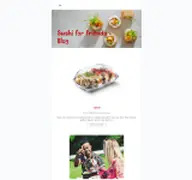 Kleine Seitenvorschau von blog.sushi-for-friends.de