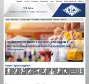 Kleine Seitenvorschau von rsk-sport.de