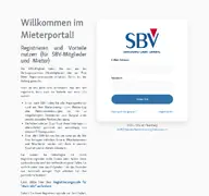 Kleine Seitenvorschau von meinsbv.sbv-flensburg.de
