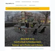 Kleine Seitenvorschau von blogwolfundco.de