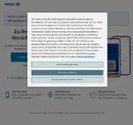 Kleine Seitenvorschau von wallet.allianz.de