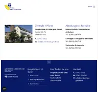 Kleine Seitenvorschau von krankenhaus-geseke.de
