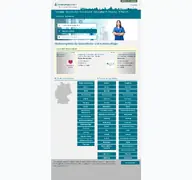 Kleine Seitenvorschau von krankenpflegejobs24.de