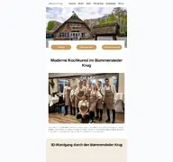 Kleine Seitenvorschau von buemmersteder-krug.de