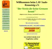 Kleine Seitenvorschau von lav-saale-rennsteig.de