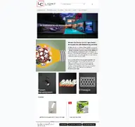 Kleine Seitenvorschau von lclight.de