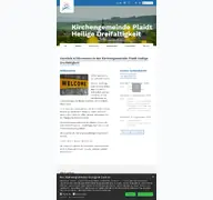 Kleine Seitenvorschau von dreifaltigkeit-plaidt.de