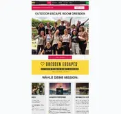 Kleine Seitenvorschau von dresden-escapes.de