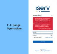 Kleine Seitenvorschau von runge-gym.de