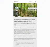 Kleine Seitenvorschau von wandern.kleinekathoefer.de