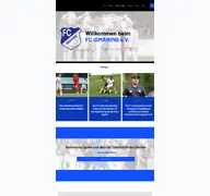 Kleine Seitenvorschau von fcismaning.de