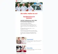 Kleine Seitenvorschau von drk-spandau.de