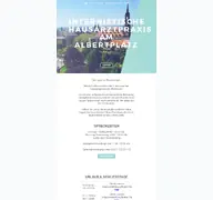 Kleine Seitenvorschau von hausarzt-albertplatz.de