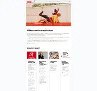 Kleine Seitenvorschau von kreativ-haus.de