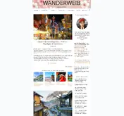 Kleine Seitenvorschau von wanderweib.de