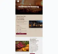 Kleine Seitenvorschau von steakhaus-domkrug.de