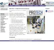 Kleine Seitenvorschau von protech.mb.uni-siegen.de
