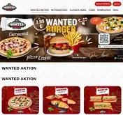 Kleine Seitenvorschau von wantedpizza.de