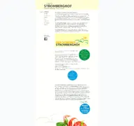 Kleine Seitenvorschau von stromberghof.de