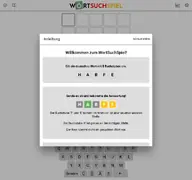 Kleine Seitenvorschau von wortsuchspiel.de