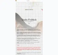Kleine Seitenvorschau von studio-wg-froehlich.de