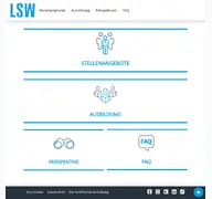 Kleine Seitenvorschau von jobs.lsw-holding.de