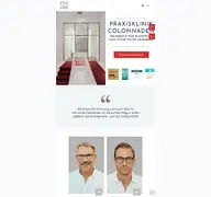 Kleine Seitenvorschau von praxisklinik-colonnaden.de