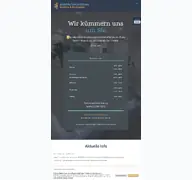 Kleine Seitenvorschau von praxisluenen.de
