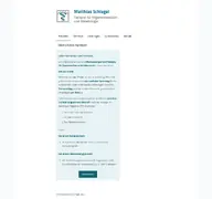 Kleine Seitenvorschau von praxisschlegel.de