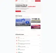 Kleine Seitenvorschau von portal.die-linke-frankfurt.de