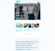 Kleine Seitenvorschau von ugra.ch