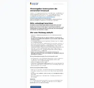 Kleine Seitenvorschau von uibk.academic-whistleblower.at