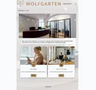 Kleine Seitenvorschau von portal.praxis-wolfgarten.de
