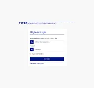 Kleine Seitenvorschau von portal.vwda.de