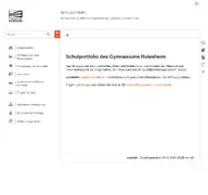 Kleine Seitenvorschau von portfolio.gymnasium-rutesheim.de