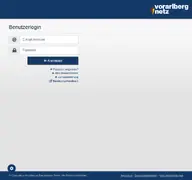 Kleine Seitenvorschau von webportal.vorarlbergnetz.at