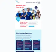 Kleine Seitenvorschau von wasser-berufe.de