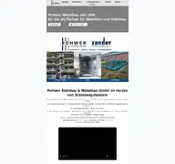Kleine Seitenvorschau von rohwer-metallbau.de