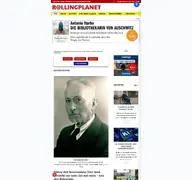 Kleine Seitenvorschau von rollingplanet.de