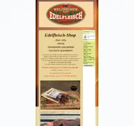 Kleine Seitenvorschau von edelfleisch-shop.de